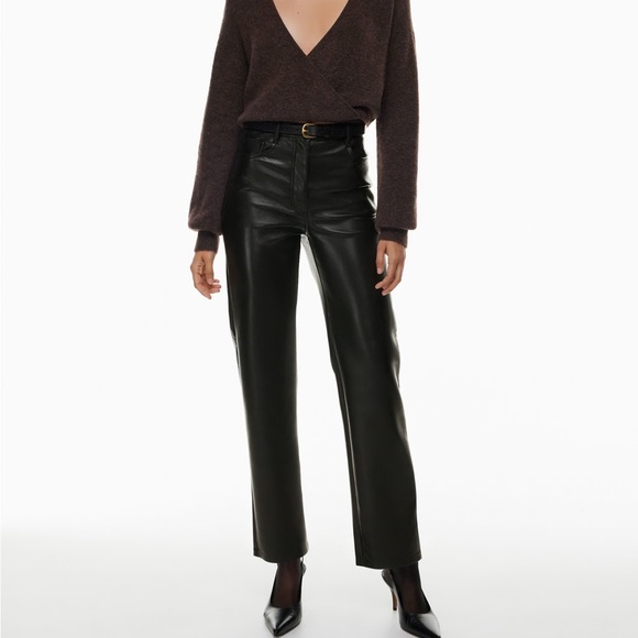 Wilfred Melinda Vegan Leather Pants - Picture 1 of 4